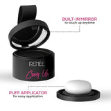 RENEE Cover-Up Hair Powder - Black | Covers Grey Roots & Bald Spots Instantly | Highly Pigmented, Fuller & Denser Look | Long-Lasting | Matte Finish | Fine Powder | Flawless Application | 4gm