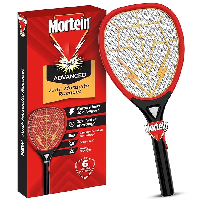 Mortein Advanced Anti-Mosquito Racquet | Mosquito Bat | Electric Fly Swatter | Mosquito Killer Racket | Bat to Hit Mosquito
Amazon's Choice
for "mosquito bat electric"