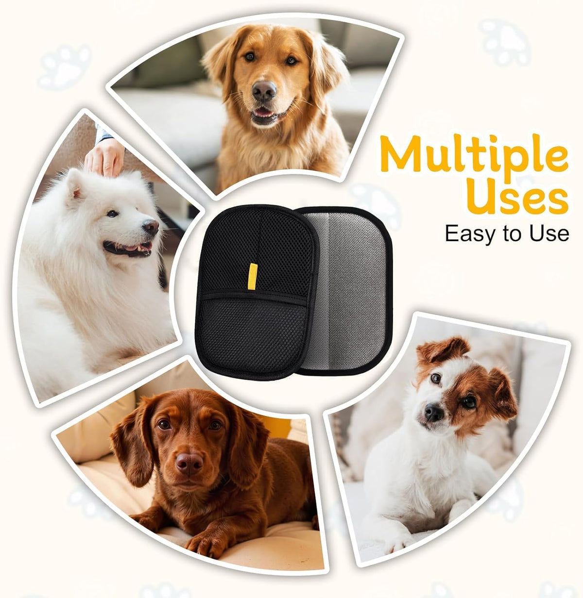 Reusable Electrostatic Pet Hair Gloves