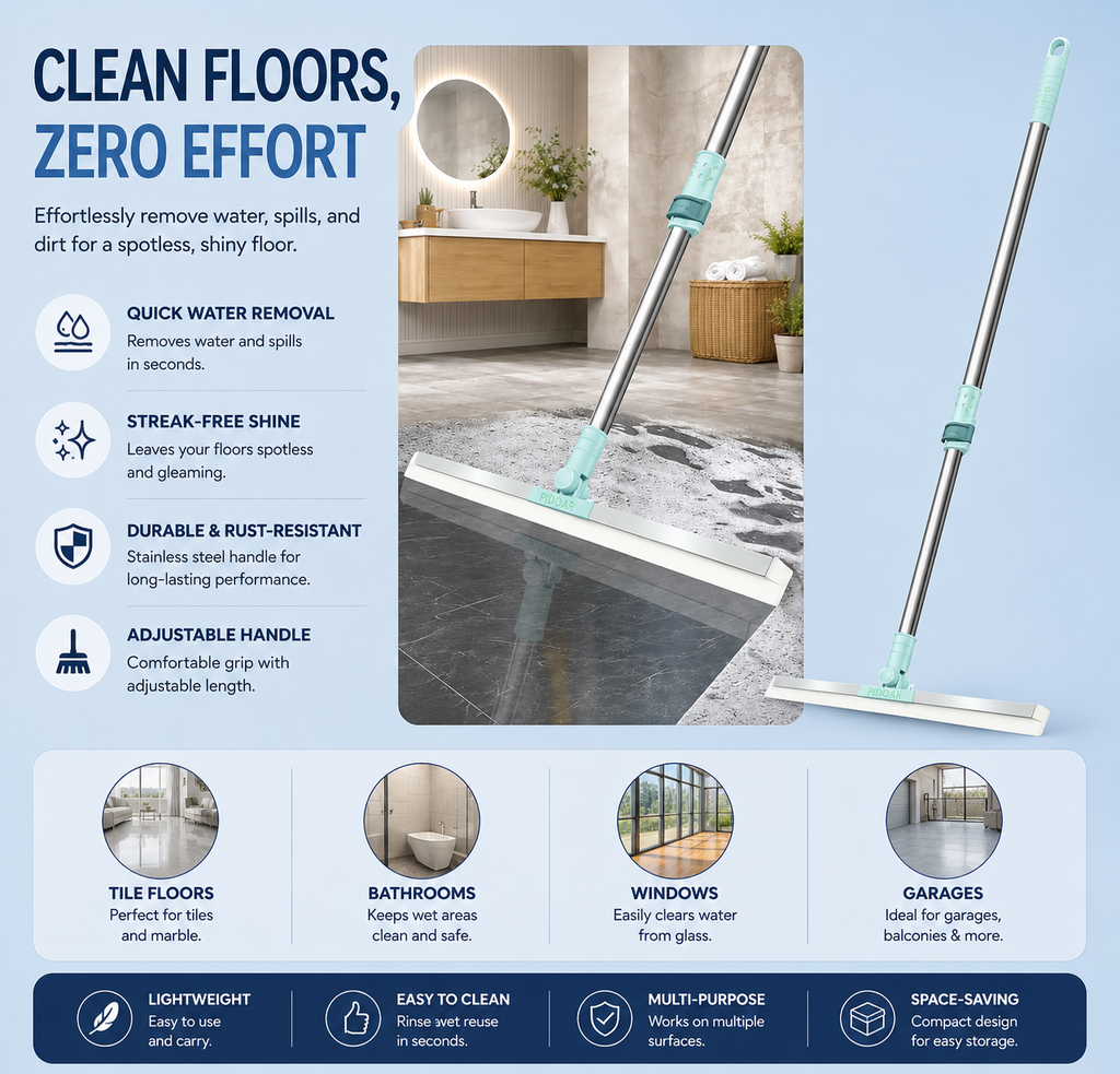 PADAR Magic Broom Sweeper for Floor Cleaning