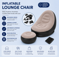 Inflatable Flocked Bean Bag Chair