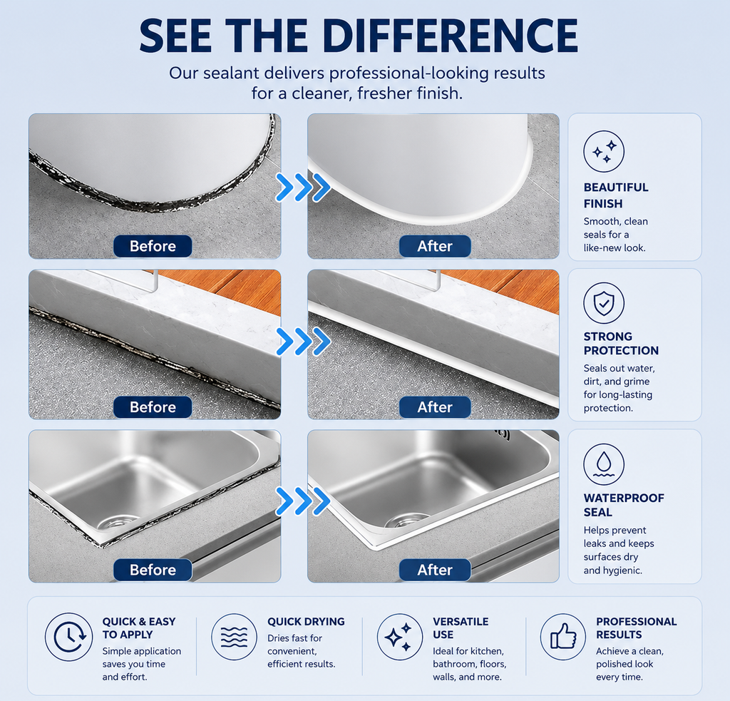 Unity Brand Tiles Gap Filler Waterproof, Gap Sealant, Grout, White Cement Paste Tube