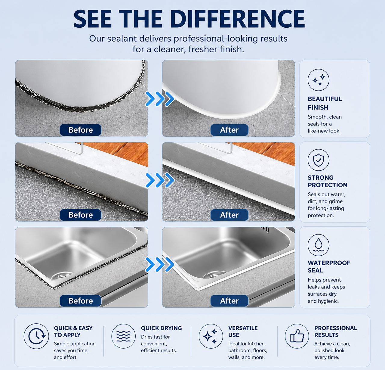 Unity Brand Tiles Gap Filler Waterproof, Gap Sealant, Grout, White Cement Paste Tube