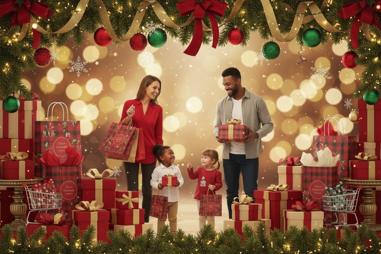 adds man and women and children in this photo