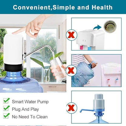 Automatic Wireless Water Bottle Can Dispenser Pump